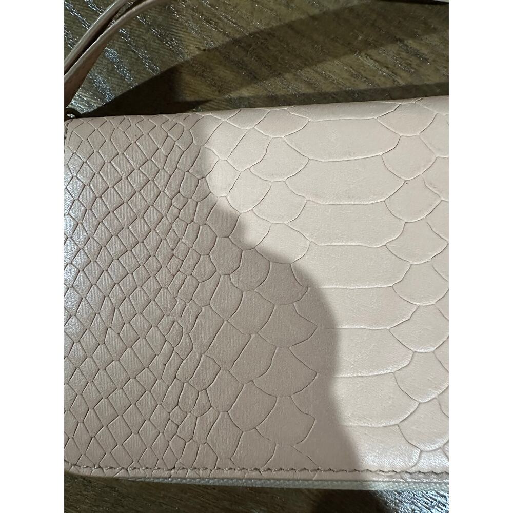 Gigi New York Large Python-Embossed Leather Zip-A… - image 8